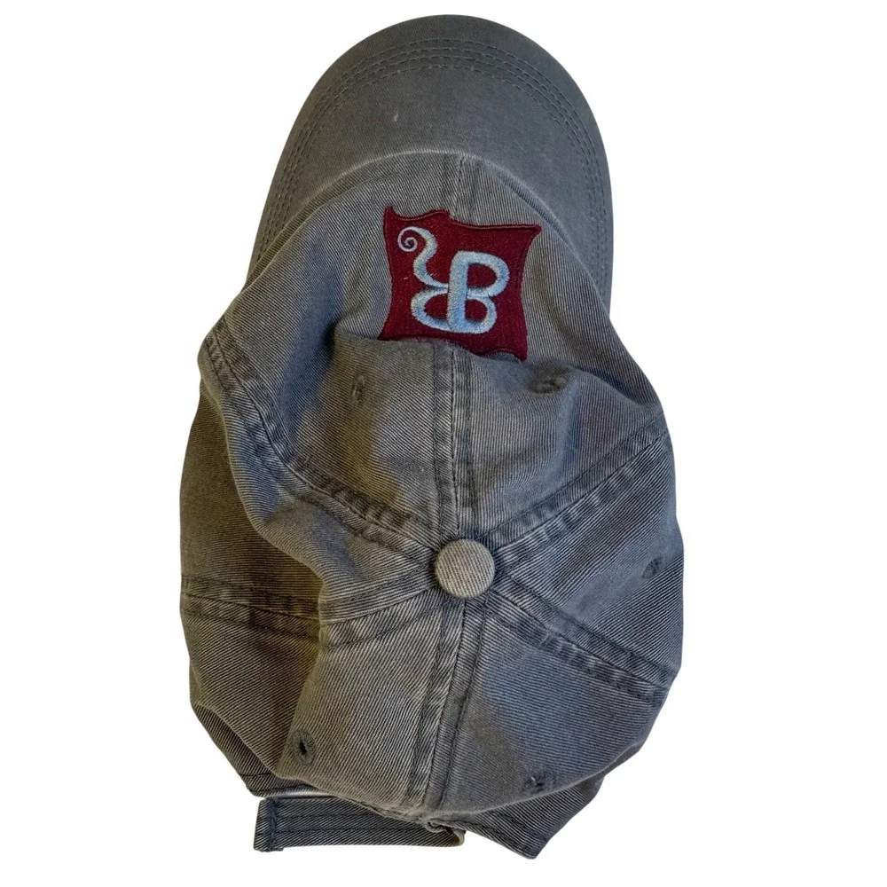 Bonnie Raitt Alternative Apparel Grey Washed Cotton Baseball Hat Concert Merch